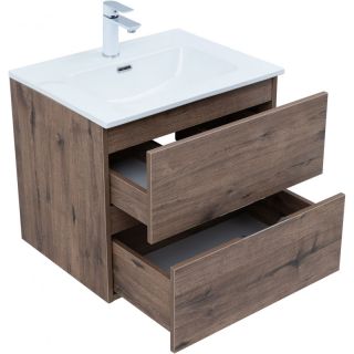Тумба под раковину Aquanet Алвита New 334184 60 см дуб веллингтон табак