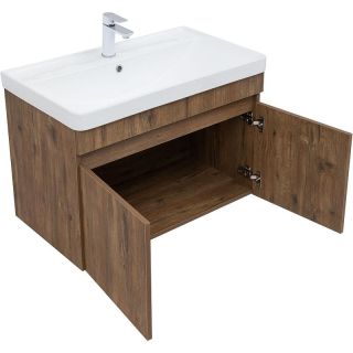 Тумба под раковину Aquanet Оптима 344797 80 см дуб рустикальный