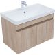Тумба под раковину Aquanet Оптима 344805 80 см дуб светлый