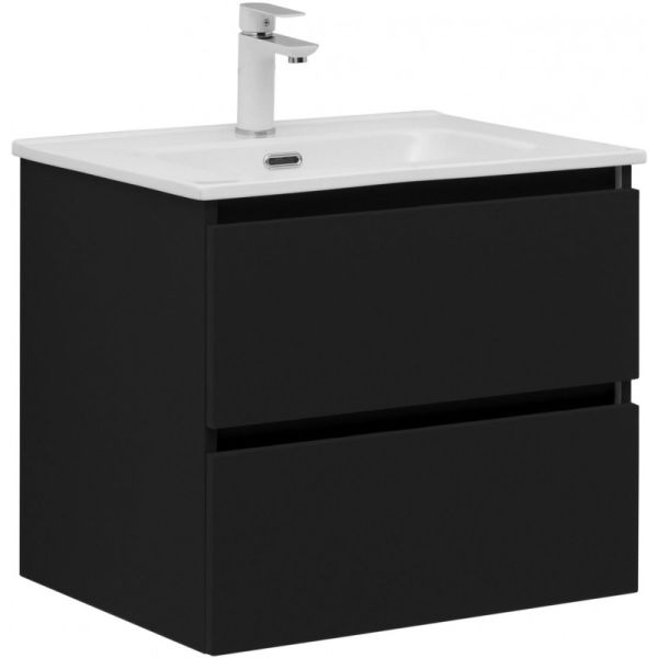 Тумба под раковину Aquanet Вега 2.0 337953 60 см чёрный
