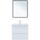 Тумба под раковину Aquanet Слим 346049 80 см белый сатин