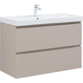 Тумба под раковину Aquanet Джейн 343978 90 см бежевый