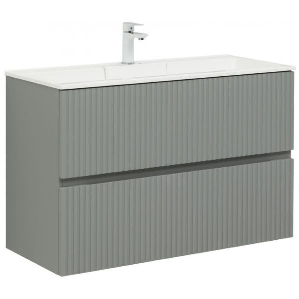 Тумба под раковину Aquanet Джейн 313320 100 см мисти грин