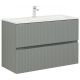Тумба под раковину Aquanet Джейн 313320 100 см мисти грин