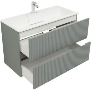 Тумба под раковину Aquanet Джейн 313320 100 см мисти грин