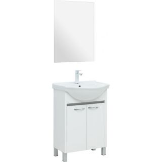 Тумба под раковину Aquanet Донна 294390 60 см белый глянец