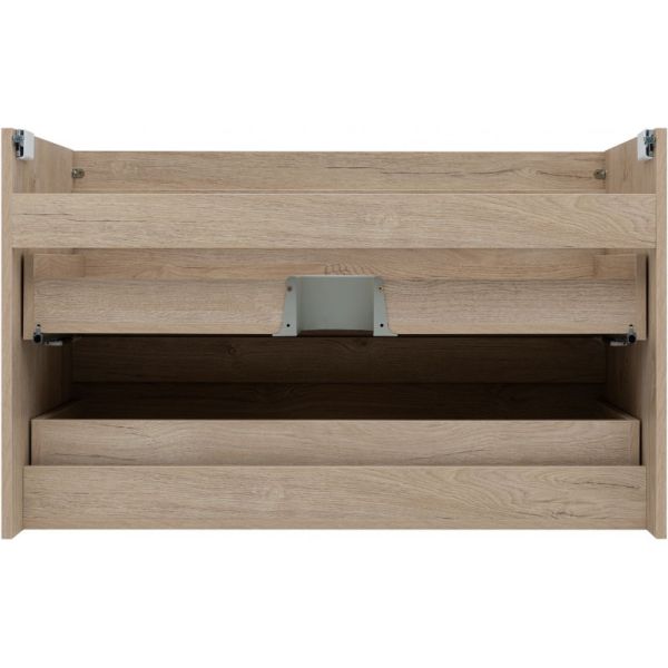 Тумба под раковину Aquanet Нота New 334200 100 см дуб светлый