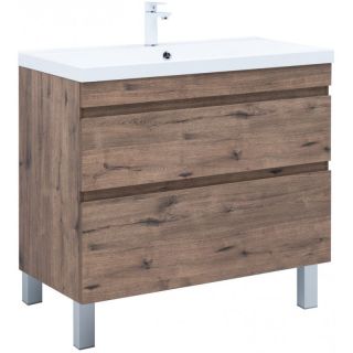 Тумба под раковину Aquanet Нота New 344148 100 см дуб веллингтон табак