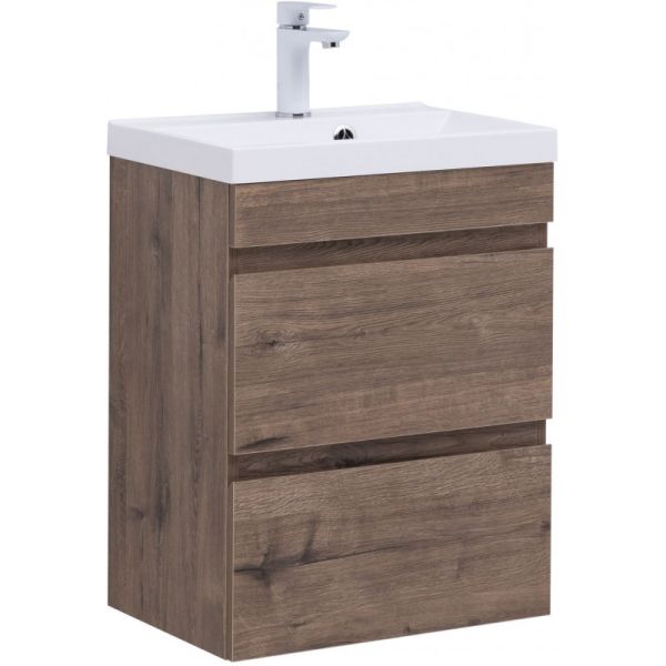 Тумба под раковину Aquanet Нота New 334190 50 см дуб веллингтон табак