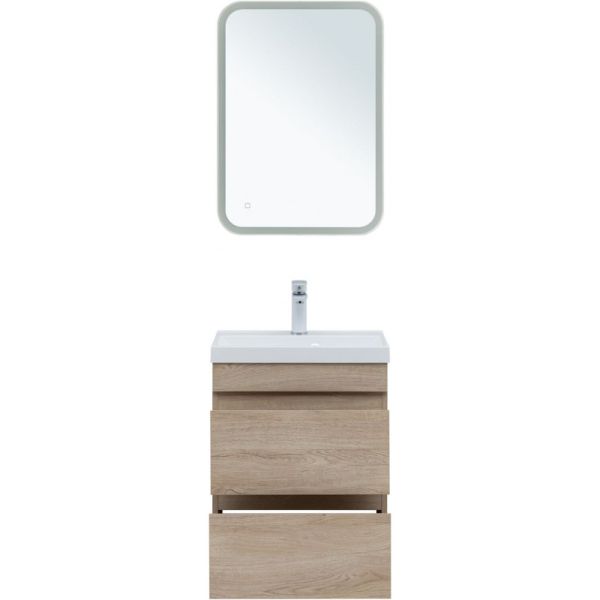 Тумба под раковину Aquanet Нота New 334196 50 см дуб светлый