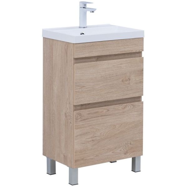 Тумба под раковину Aquanet Нота New 344137 50 см дуб светлый