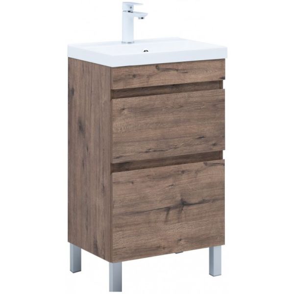 Тумба под раковину Aquanet Нота New 344136 50 см дуб веллингтон табак
