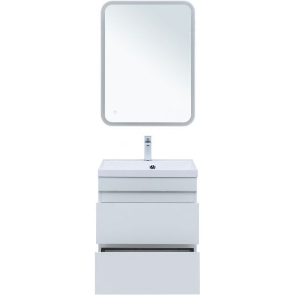 Тумба под раковину Aquanet Нота New 335417 60 см белый глянец