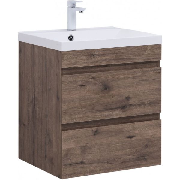 Тумба под раковину Aquanet Нота New 334191 60 см дуб веллингтон табак