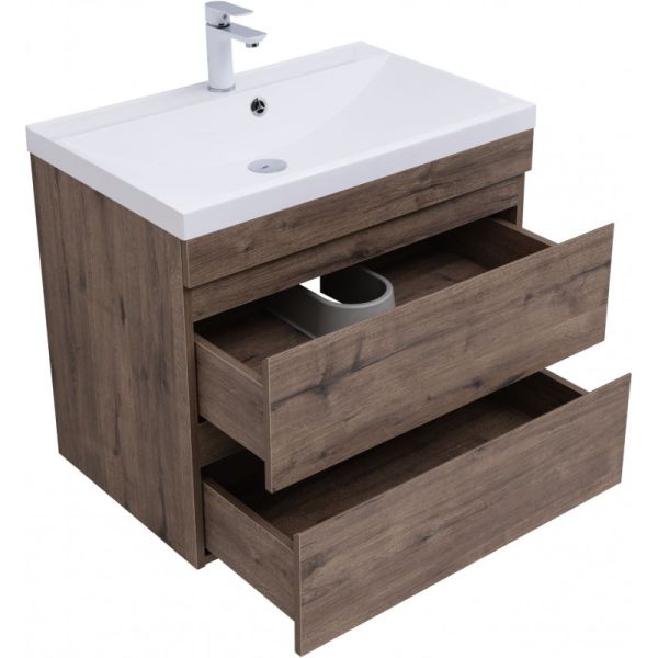 Тумба под раковину Aquanet Нота New 334192 75 см дуб веллингтон табак