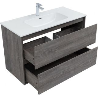 Тумба под раковину Aquanet Милан 336375 100 см дуб рошелье
