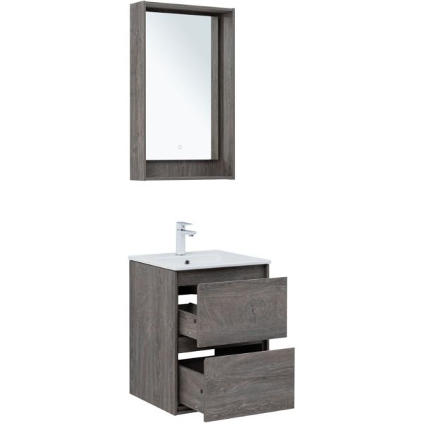 Тумба под раковину Aquanet Милан 336371 50 см дуб рошелье