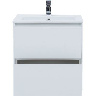 Тумба под раковину Aquanet Милан 339965 65 см белый глянец