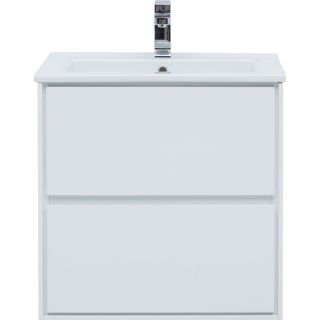 Тумба под раковину Aquanet Милан 339965 65 см белый глянец
