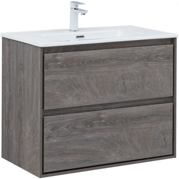 Тумба под раковину Aquanet Милан 336374 80 см дуб рошелье
