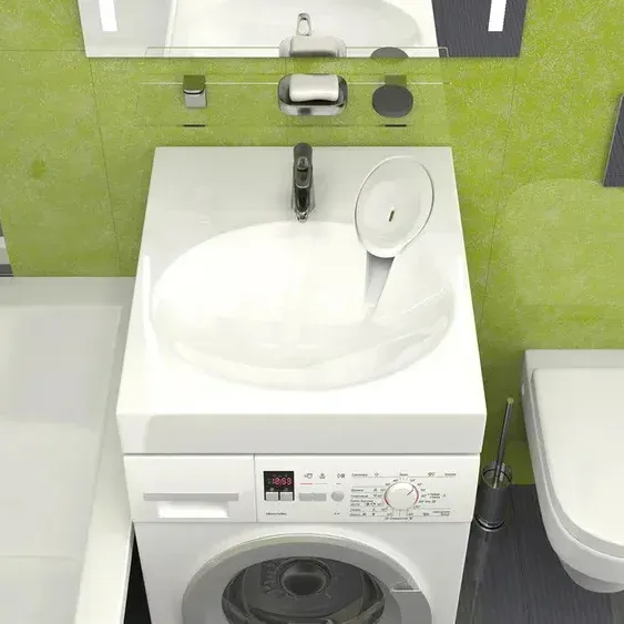 Раковина Reflexion Delta RX6060GM белая 60x60