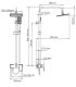 Wasserkraft A17702 Душевой комплект со смесителем для душа