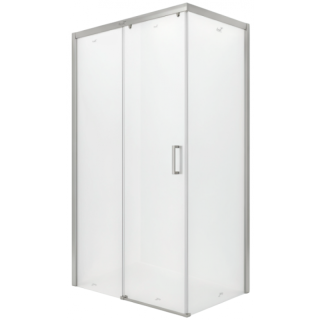 Душевой уголок Ceruttispa VITO110BF R 110x80 см профиль хром стекло прозрачное