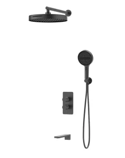 Душевой комплект Vincea Domus VSFW-5DM1GM вороненая сталь