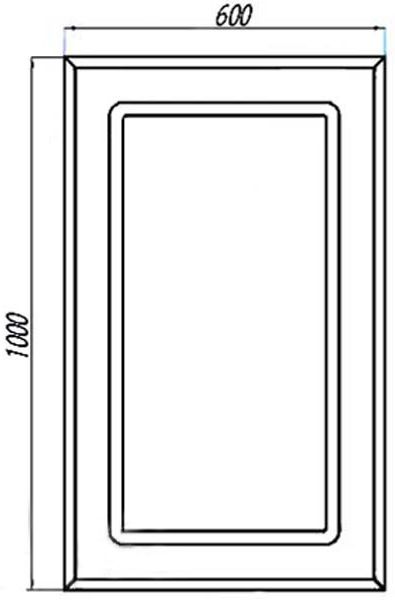 Зеркало Акватон Римини 60см 1A177602RN010