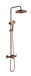 Душевая стойка Boheme для душа ETERNA COPPER BRUSHED брашированная медь