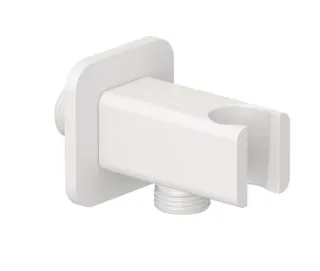 Шланговое подключение Kludi A-QA 6556853-00 с держателем лейки белый матовый