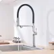 Смеситель для кухни Vincea VKF-119CH хром глянцевый
