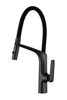 Смеситель для кухни Vincea VKF-115MB черный матовый