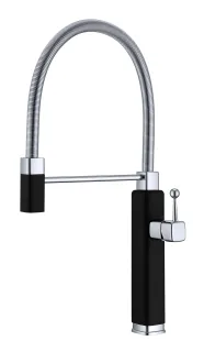 Смеситель для кухни Vincea VKF-101MB черный матовый