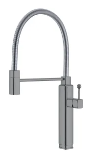 Смеситель для кухни Vincea VKF-101GM вороненая сталь
