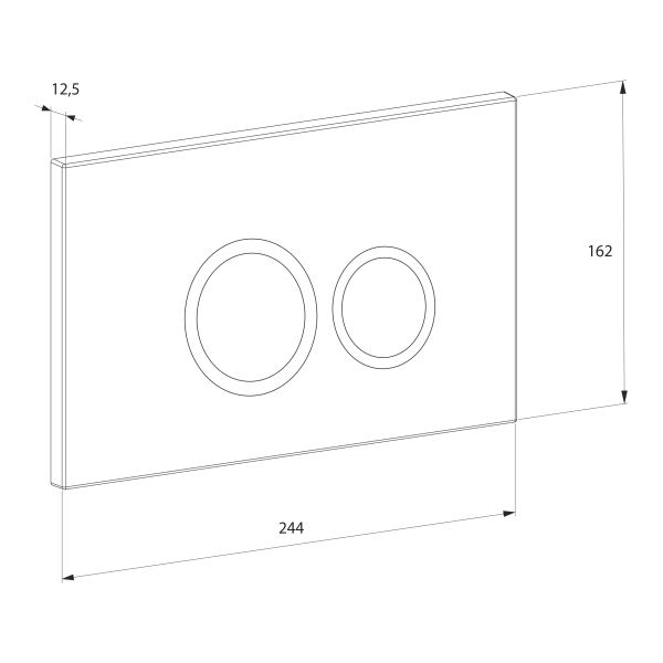 Комплект D&K Унитаз подвесной безободковый (торнадо) DT1436516 белый, Инсталляция DI8050127, Клавиша смыва DB1529007 матовое золото (DS1431633)