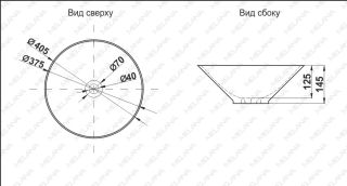 Накладная раковина Melana T4006-B6+B3-806 40см жёлтый/красный Накладная раковина Melana T4006-B6+B3-806 40см жёлтый/красный