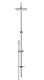 Душевая стойка Swedbe Calypso 5066 без смесителя хром Душевая стойка Swedbe Calypso 5066 без смесителя хром