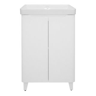 Тумба с раковиной Azario Lotos CS00094663 50 см белый глянец
