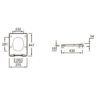 Крышка-сиденье Jacob Delafon GRANDS BOULEVARDS E23433-00-WMT с микролифтом Крышка-сиденье Jacob Delafon GRANDS BOULEVARDS E23433-00-WMT с микролифтом