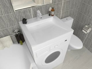 Раковина над стиральной машиной Stella Polar Берта SP-00001674 60см белый матовый Раковина над стиральной машиной Stella Polar Берта SP-00001674 60см белый матовый