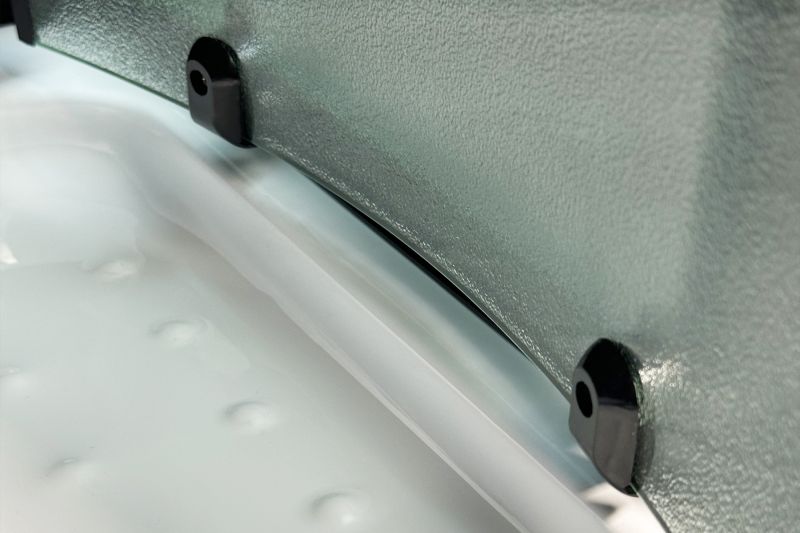 Душевая кабина Royal Bath RB8120BK1-M-L-BL Practic 120x80см чёрный профиль/матовое стекло