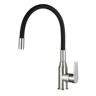 Смеситель для кухни Decoroom DR29 DR29024BN-Black никель/чёрный