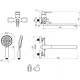 Смеситель для ванны и душа Decoroom DR29 DR29043 хром