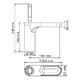 Wasserkraft Kammel 1803 Смеситель для раковины