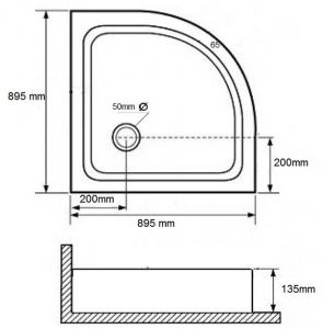 Душевой поддон Grossman Pragma PR-ST-90 90x90см белый