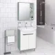 Зеркальный шкаф Runo Эко 00-00004679 52 см бирюзовый