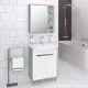 Зеркальный шкаф Runo Эко 00-00004680 60 см бирюзовый