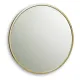 Зеркало Dreja Miro 99.2043 70 см золото
