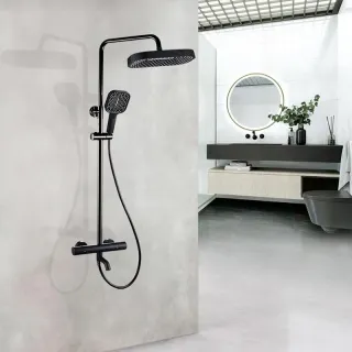 Душевая стойка ALMAes Deivon SDI-1834 черный